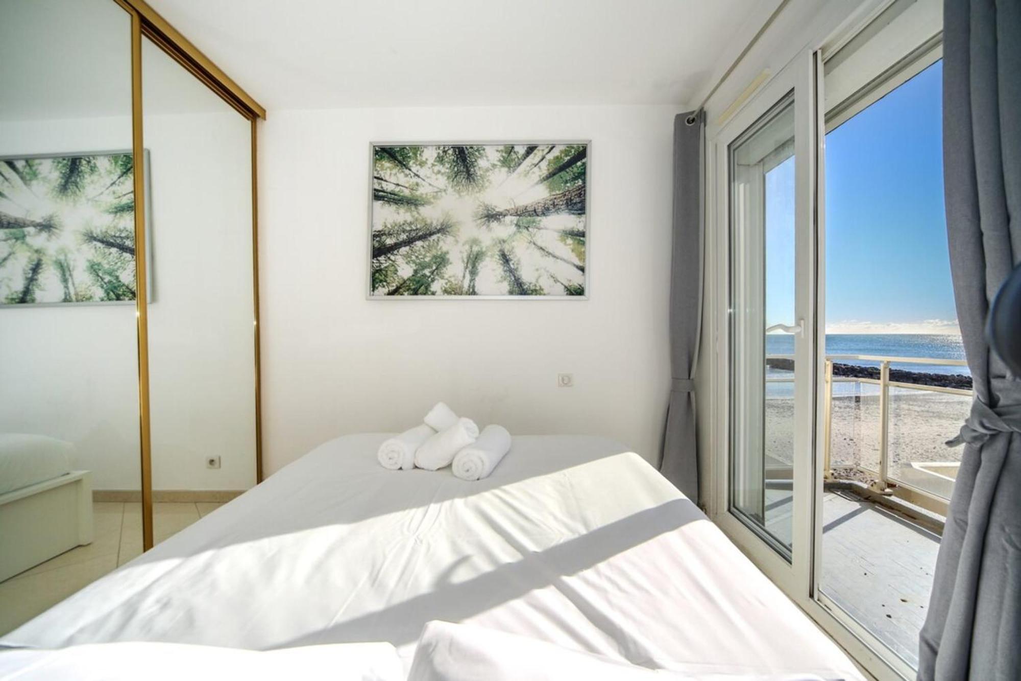 T3 Somptuosa 1 Ere Ligne Vue Mer Palavas Luaran gambar